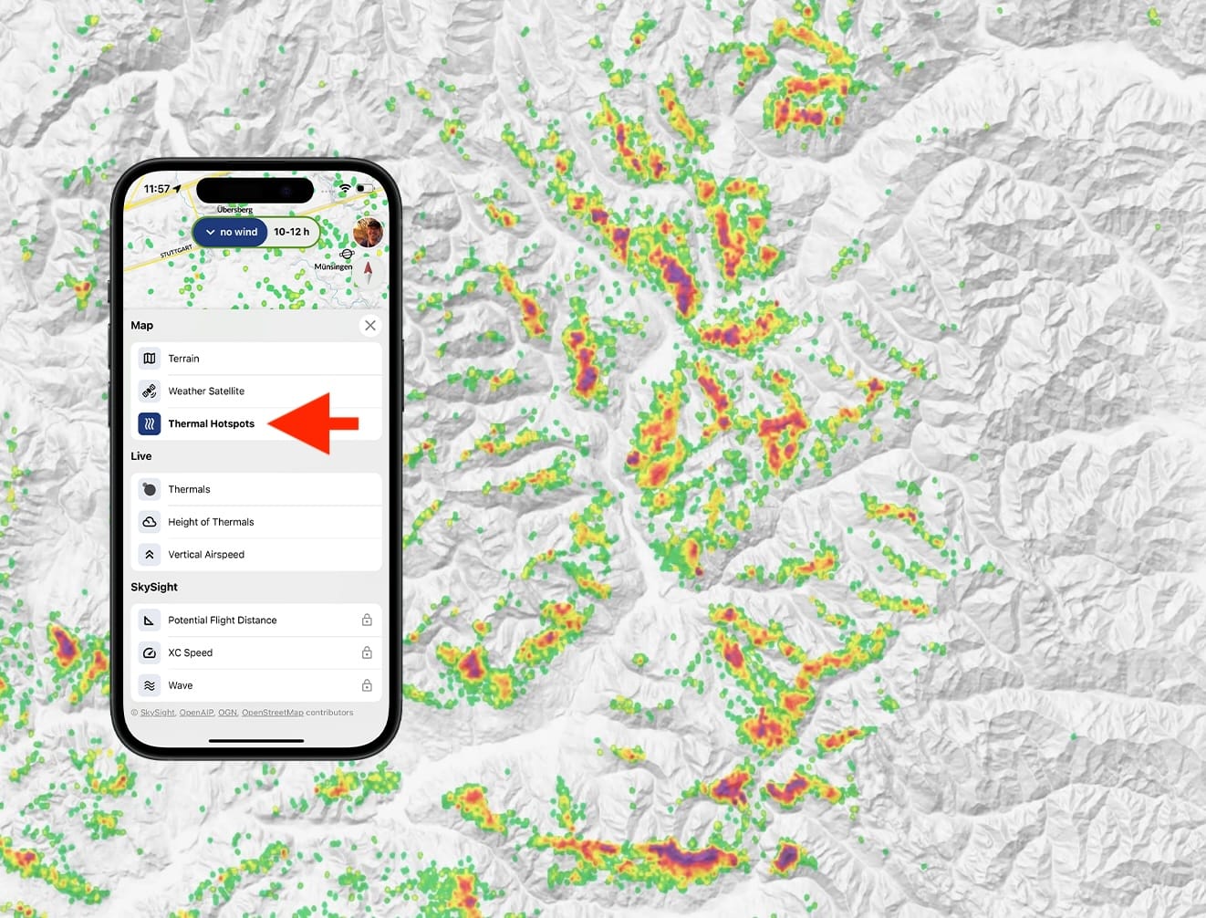 NEU | Thermik Hotspots in der Copilot App