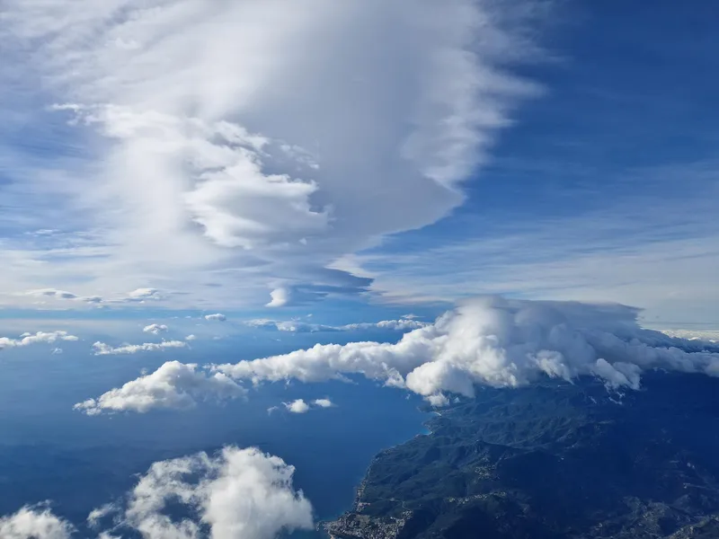 Soaring the Ligurian Sea