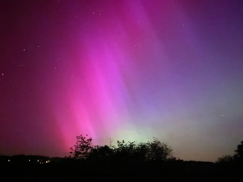 Polarlichter über Deutschland